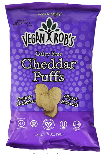 Dairy Free Cheddar Puffs, 99 g