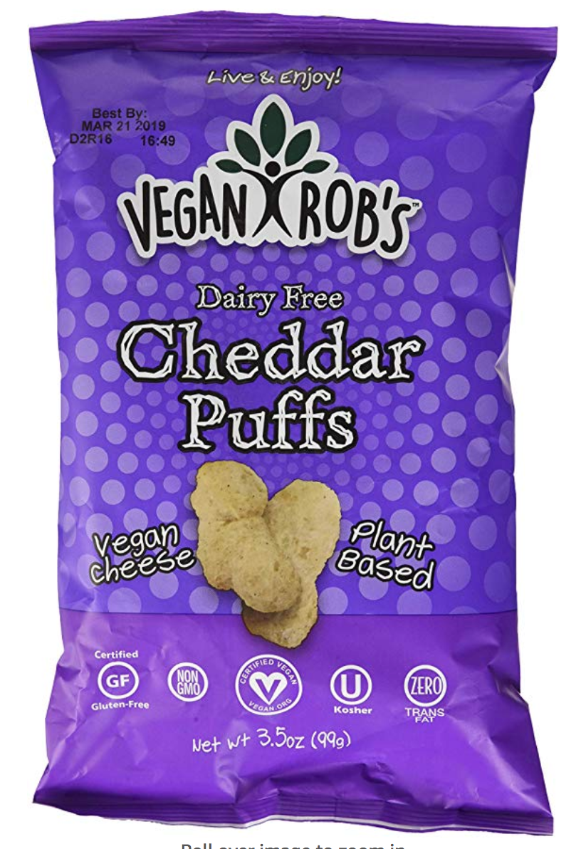 Dairy Free Cheddar Puffs, 99 g